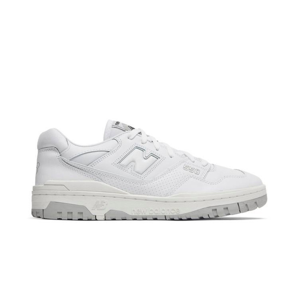 New Balance White Grey 550